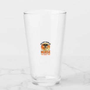 Verre Dessin médical vintage d'infirmière drôle d'Hallow