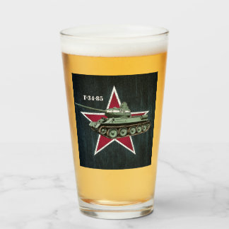 Verre Deux char T-34-85 de la Guerre mondiale soviétique