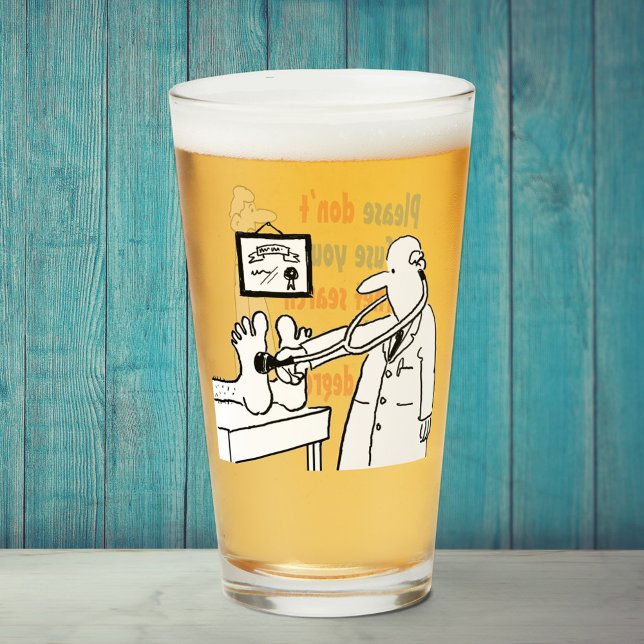 Verre Deux Drôle Docteur et des Dessins Thématiques Médi (Créateur téléchargé)