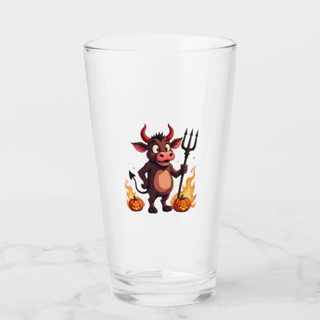 Verre Diable Vache mal (Devant)