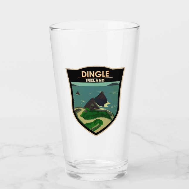 Verre Dingle Peninsula Irlande Voyage Vintage (Devant)