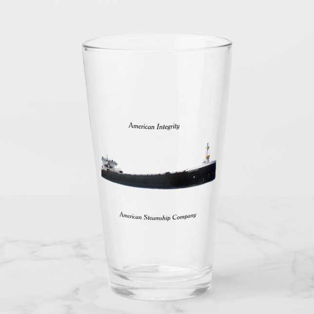 Verre d'intégrité américaine (Devant)