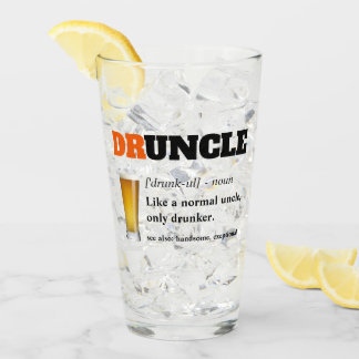 Verre Dire drôle - Oncle fou de Drunny