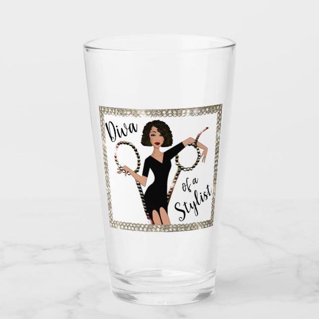 Verre "Diva of a Stylist" (Devant)