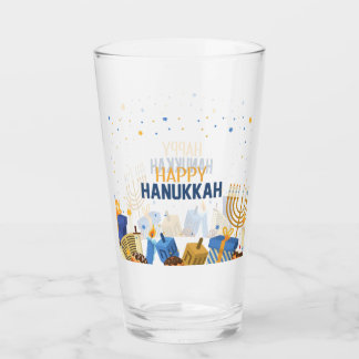 Verre Divertissement Hanukkah joyeux