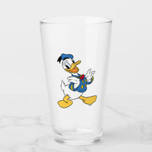 Verre Donald Duck   Pose Fière