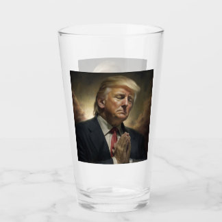 Verre Donald Trump Prie Pour L'Amérique