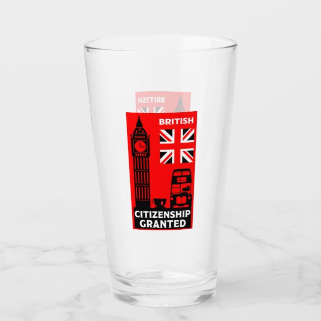 Verre Dons de citoyenneté britannique (Devant)