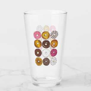 Verre Donut Dizaine Petit-Déjeuner Pâtisseries Doughnut