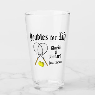 Verre Doubles pour Mariage de Life Tennis