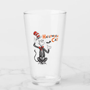 Verre Dr Seuss   Chat d'Halloween en Casquette
