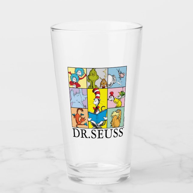 Verre Dr Seuss | Graphique Histoires (Devant)