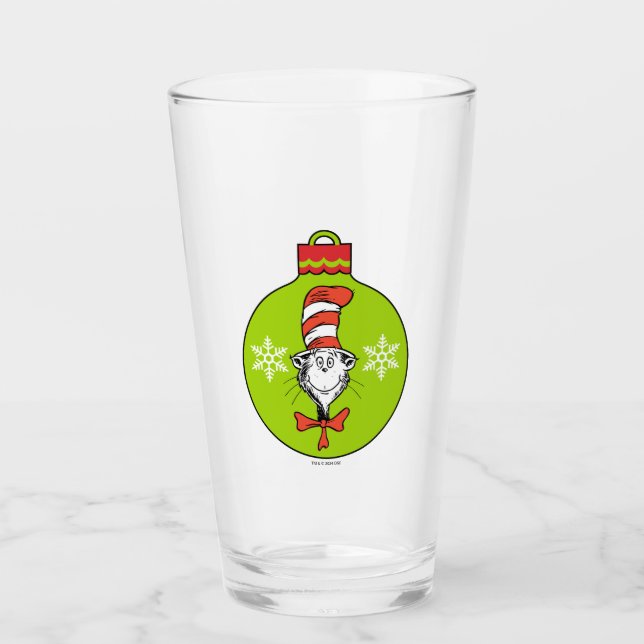 Verre Dr Seuss | Grinch | Chat dans l'ornement Casquette (Devant)