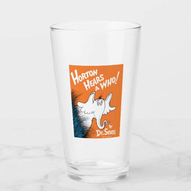 Verre Dr Seuss | Horton Entend un qui livre (Devant)