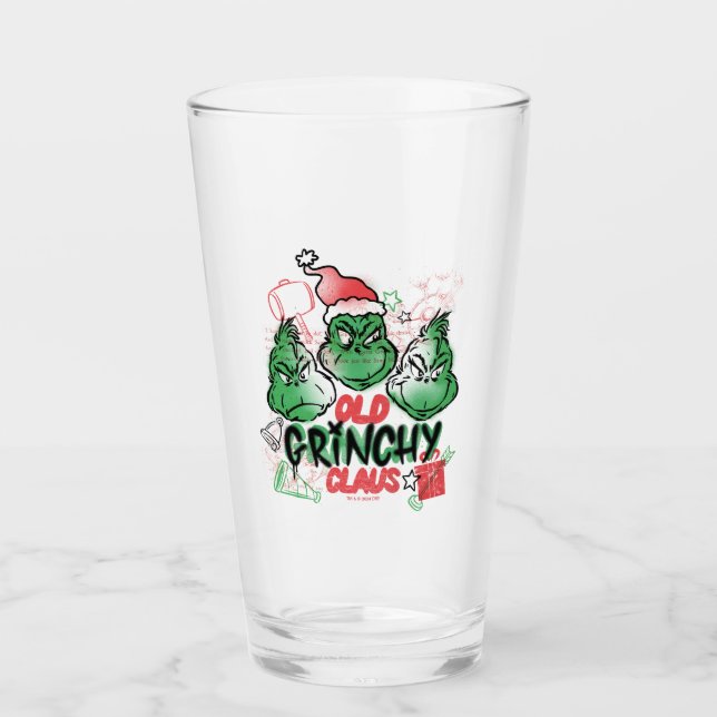 Verre Dr Seuss | Vieux Claus Grinch (Devant)