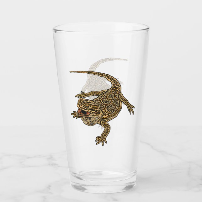 Verre Dragon à tête (Devant)