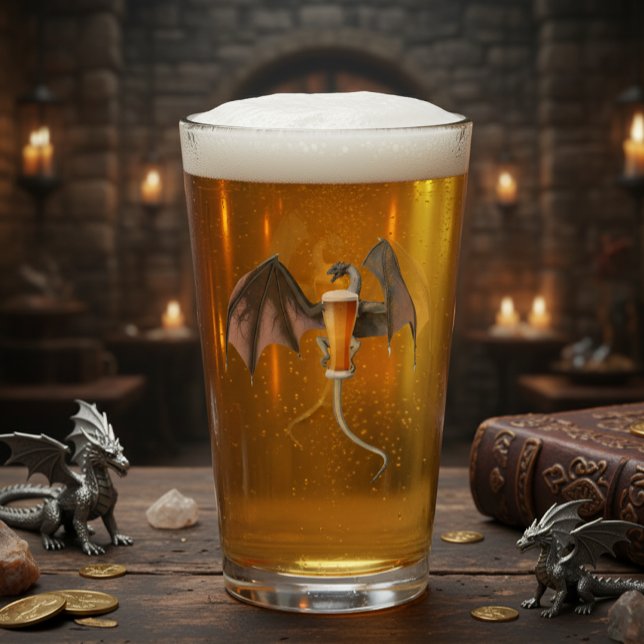 Verre Dragon Beer Lover (Créateur téléchargé)