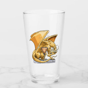 Verre Dragon d’or jaune : Topaz de pierre de naissance d