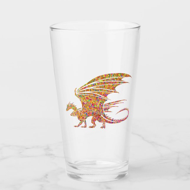 Verre Dragon de mosaïque Extraordinaire (Devant)