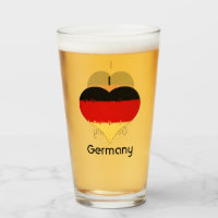 Drapeau allemand I Heart Allemagne