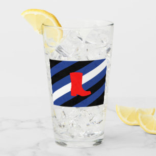 Verre Drapeau de fierté de bottes