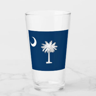 Verre Drapeau de la Caroline du Sud