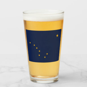 Verre Drapeau de l'Alaska