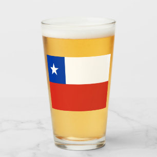 Verre Drapeau du Chili
