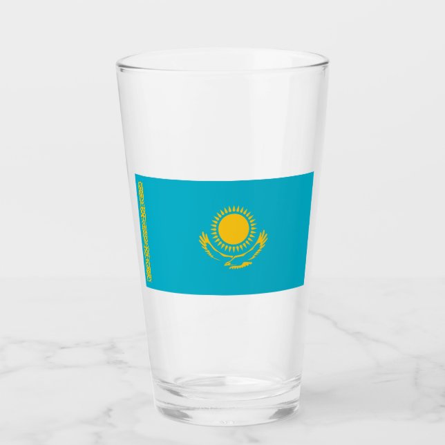 Verre Drapeau du Kazakhstan (Devant)