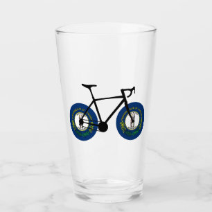 Verre Drapeau du Kentucky à vélo