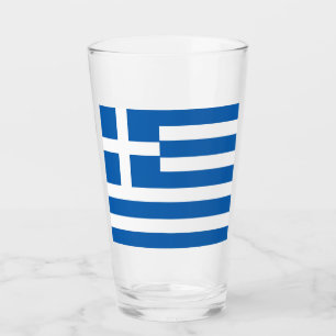 Verre Drapeau grec
