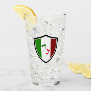 Verre Drapeau italien