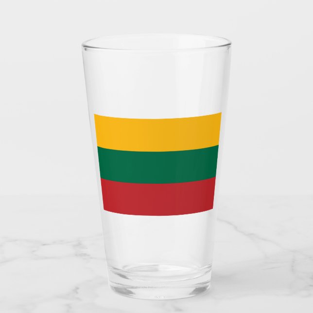 Verre Drapeau lituanien (Devant)