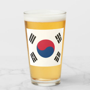 Verre drapeau sud-coréen