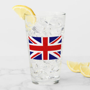 Verre Drapeau Union Jack du Royaume-Uni
