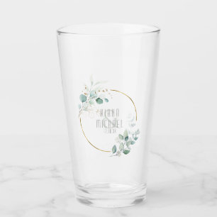 Verre Dreamy Foliage Mariage vert/bleu ID817