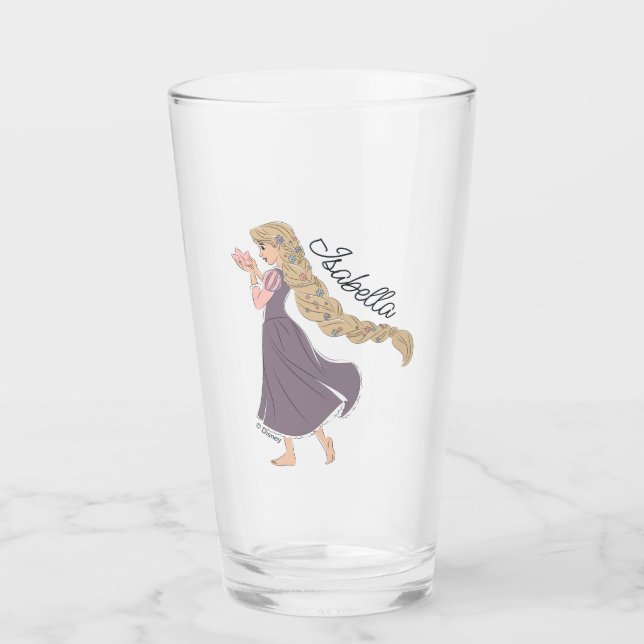 Verre Dreamy Rapunzel en fleurs (Devant)