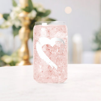 Verre Drinkware Lune Coeur
