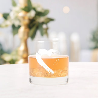 Verre Drinkware Lune Coeur