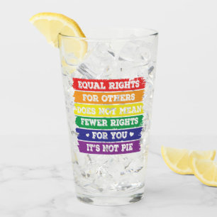 Verre Droits égaux   Droits LGBTQ   Fierté Parade   Ally