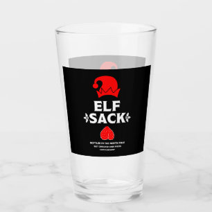 Verre Drôle Étiquettes de la bière de Noël