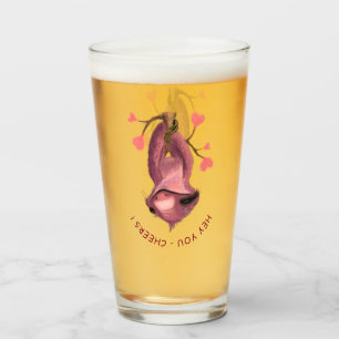 Verre Drôle romantique Sloth Smile Cartoon - Salutation
