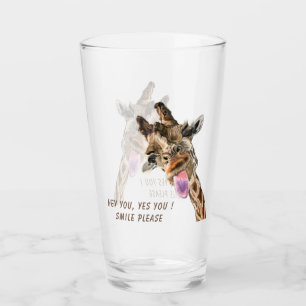 Verre Drôle Tongue Giraffe Sortie et lavabo Jouant - So
