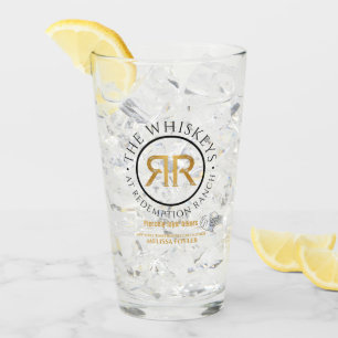 Verre du logo de la Ranch Whiskeys