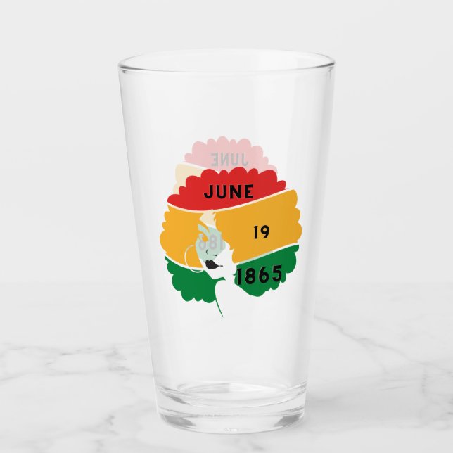 Verre du XVIIe siècle - Femme afro (Devant)