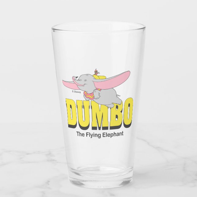 Verre Dumbo l'éléphant volant (Devant)