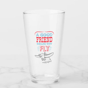 Verre Dumbo Un bon ami vous aide à voler