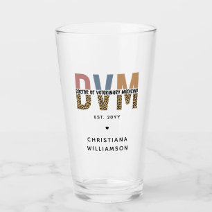 Verre DVM personnalisé Docteur en médecine vétérinaire C