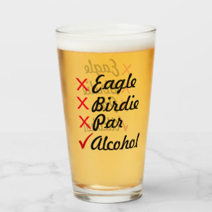 Verre Eagle Birdie Par Alcool Humour