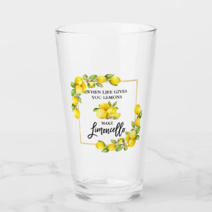 Verre Écran de brosse Lemons Limoncello
